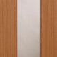 Mendes Oak Contemporary Sidelight - Unfinished