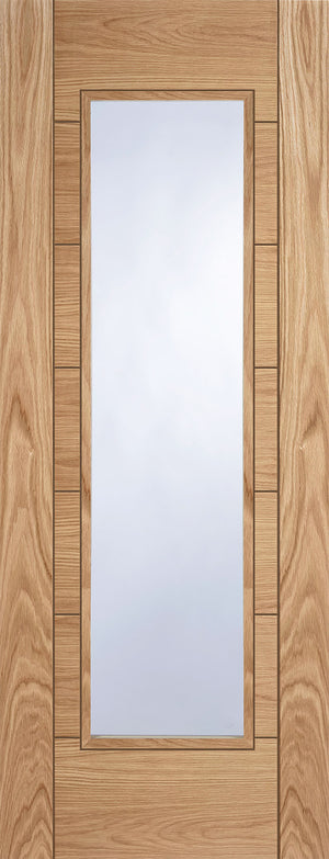 Mendes Corsica 1 Light Glazed Oak Door - Pre Finished