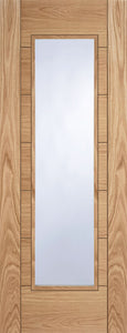 Mendes Corsica 1 Light Glazed Oak Door - Pre Finished