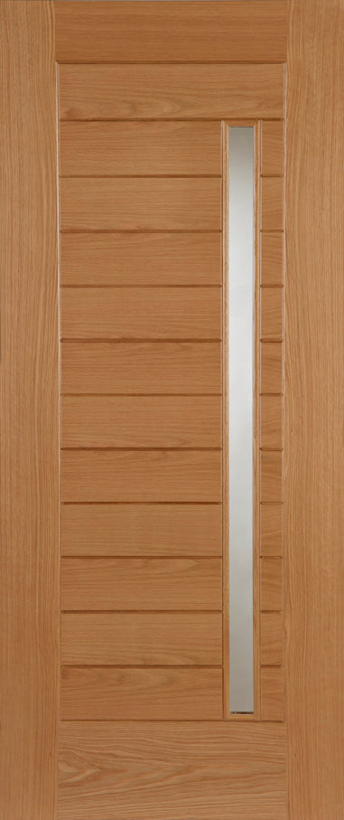 Mendes Oak Oslo External Door - Unfinished