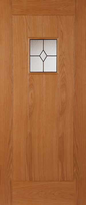 Mendes Oak Thames External Door - Unfinished
