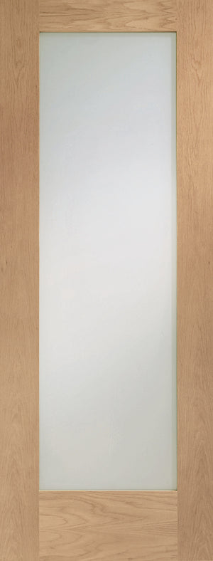 XL Joinery Pattern 10 Clear Glazed Internal Oak Door - Pre Finished