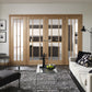 XL Joinery Worcester Oak Door Pair with Clear Glass - Unfinished