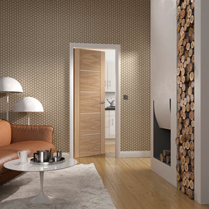 XL Joinery Portici Oak FD30 Fire Door - Pre Finished