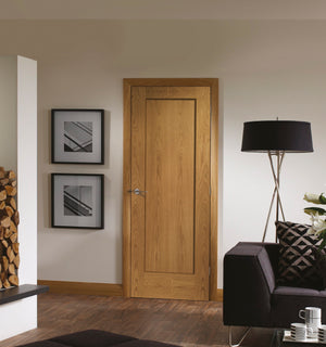 XL Joinery Pattern 10 Internal Oak FD30 Fire Door - Unfinished