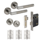 JB Kind Portland Polished Door Handle Latch Pack