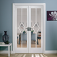 LPD Reims W4 Clear Glazed White Primed Internal Room Divider