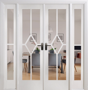 LPD Reims W6 Clear Glazed White Primed Internal Room Divider