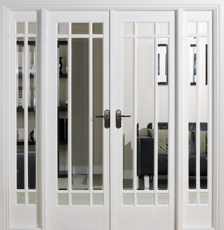 LPD Manhattan W6 Clear Glazed White Primed Internal Room Divider