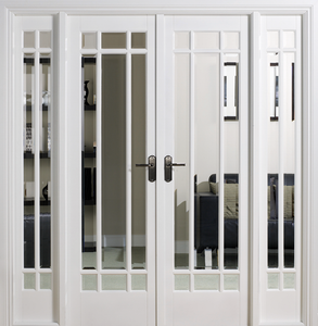 LPD Manhattan W6 Clear Glazed White Primed Internal Room Divider