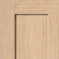 JB Kind Rushmore Oak Shaker Style FD30 Fire Door - Unfinished