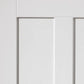 JB Kind Rushmore White Primed Shaker Style FD30 Fire Door