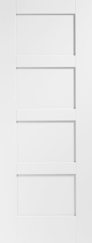 XL Joinery Shaker 4 Panel White Primed FD30 Fire Door