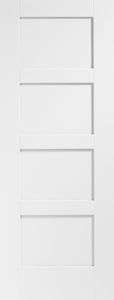 XL Joinery Shaker 4 Panel White Primed Internal Door