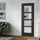 LPD Vancouver Smoked Oak 4 Light Glazed Internal Door - Pre Finished