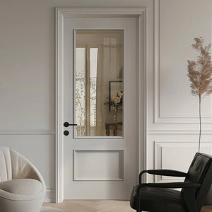 LPD Murcia Glazed 1L White Primed Internal Door
