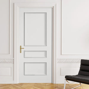 LPD Toledo 3 Panel Traditional White Primed Internal Door