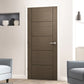LPD Vancouver Chocolate Grey 5 Panel Internal Door - Pre Finished