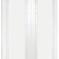 XL Joinery Palermo Door Pair with 1 Light Clear Glass White Primed