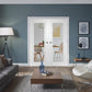 XL Joinery Palermo Door Pair with 1 Light Clear Glass White Primed
