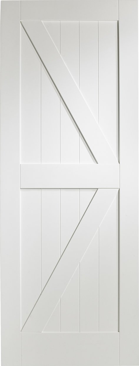 XL Joinery Cottage White Primed Internal Door