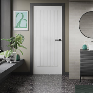 XL Joinery Suffolk White Primed Internal Door