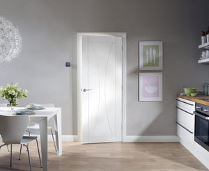 XL Joinery Verona White Primed Internal Door