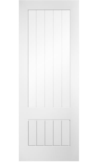 LPD Mexicano White Primed 3/4 Glazed Internal Door