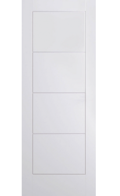 LPD Ladder Smooth White Primed FD30 Fire Door