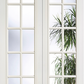 LPD Textured SA 20 Light Glazed White Primed Internal Door Pair