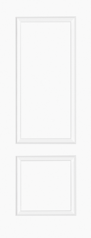 LPD Berlin 2 Panel White Primed Moulded FD30 Fire Door