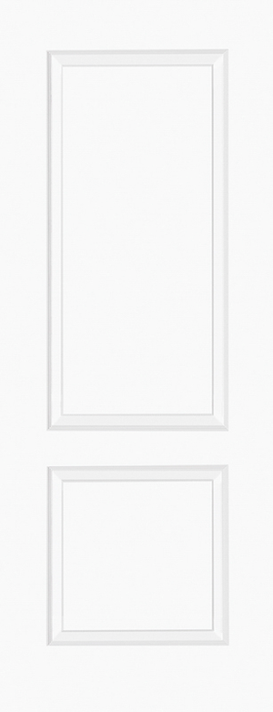 LPD Berlin 2 Panel White Primed Moulded FD30 Fire Door