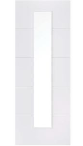 LPD Santandor Glazed 1L White Primed Internal Door