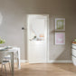 XL Joinery Suffolk Clear Glazed White Primed Internal Door
