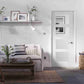 LPD Vancouver White Primed 4 Light Glazed Internal Door