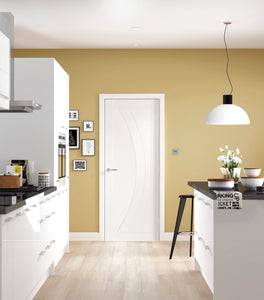 XL Joinery Salerno White Primed Internal Door