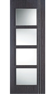 LPD Zanzibar Ash Grey Glazed Internal Door - Pre Finished