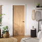 LPD Belize Oak Internal Door - Unfinished