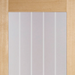 LPD Mexicano Half Light Glazed Oak Internal Door - Unfinished