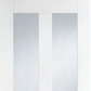 LPD London Glazed 2L White Primed Internal Door