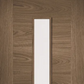 LPD Sofia Glazed 1L Walnut Veneer Internal Door - Pre Finished