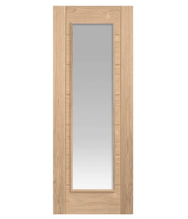 JB Kind Palomino Glazed Oak Veneered Door - Unfinished