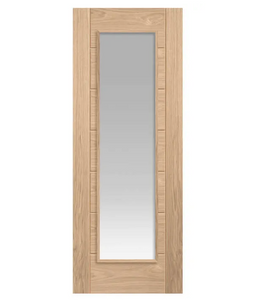 JB Kind Palomino Glazed Oak Internal Door - Unfinished