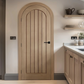 LPD Mexicano Blonde Oak Arched Door Lining - Pre Finished