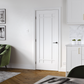 LPD Manhattan White Primed Internal Door