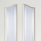 LPD Textured Mayfair Glazed White Primed Internal Door