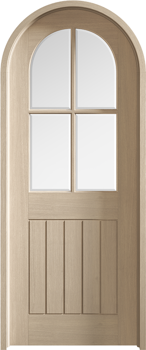 LPD Mexicano Blonde Oak Arched Door Lining - Pre Finished