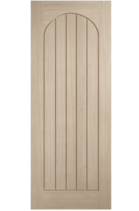 LPD Mexicano Blonde Oak Arched Square Top Door - Pre Finished