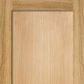 LPD Pattern 10 One Panel Oak Internal Door - Unfinished