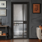 LPD Greenwich Industrial Style Clear Glazed Internal Door - Pre Finished